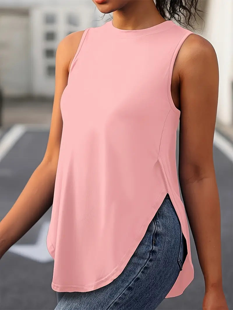 Sophia | Casual Sleeveless Relaxed Fit Top