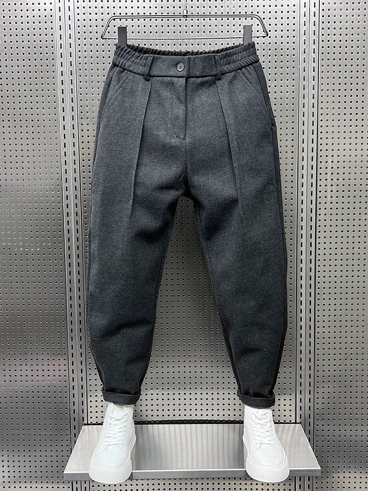 Matthew | Classic Textured Effect Trousers