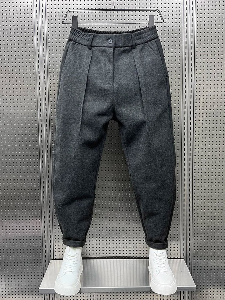 Matthew | Classic Textured Effect Trousers