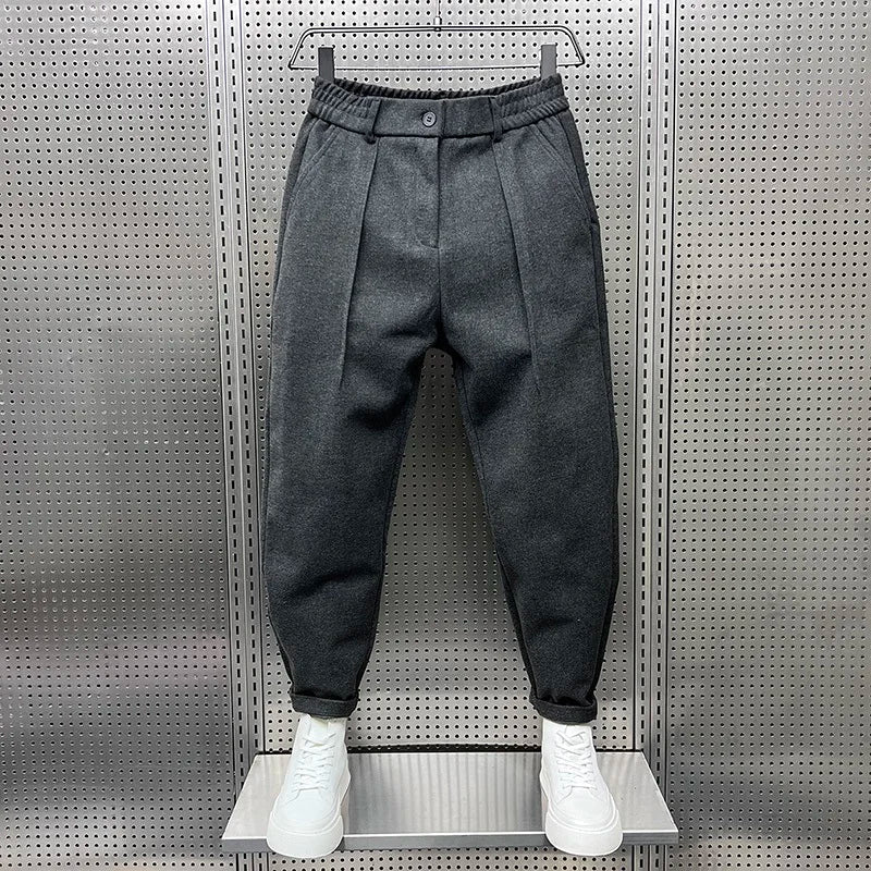 Matthew | Classic Textured Effect Trousers