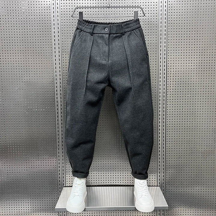 Matthew | Classic Textured Effect Trousers