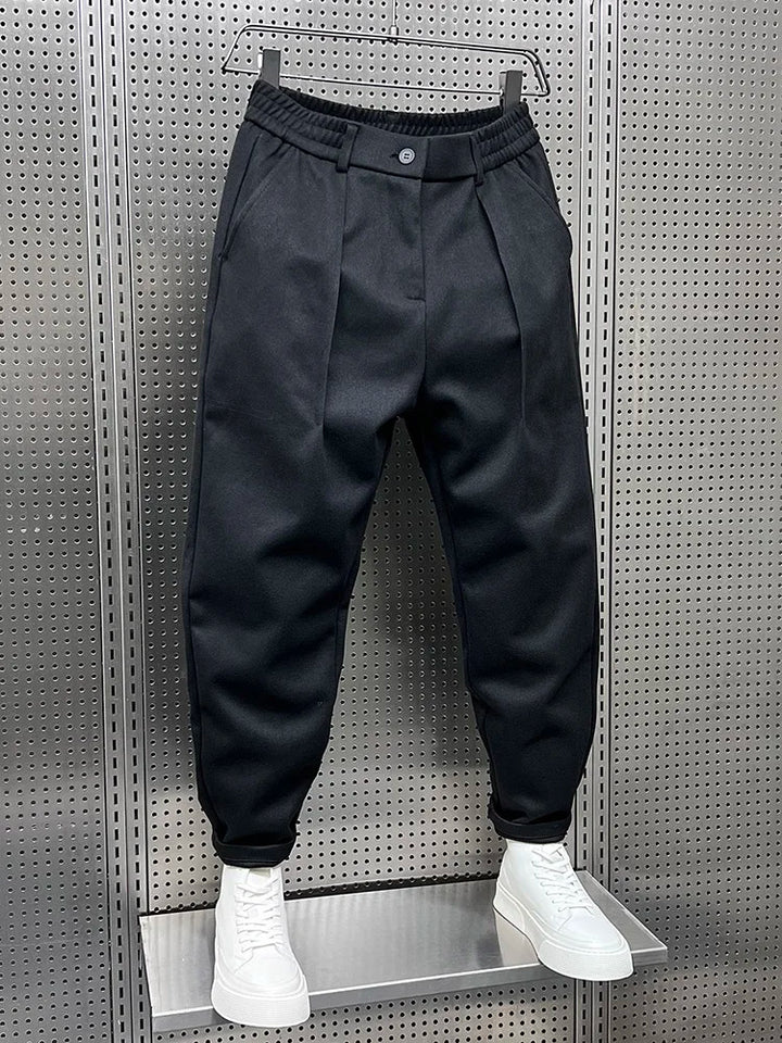 Matthew | Classic Textured Effect Trousers