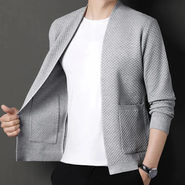 Manchester™ | Waffle-Knit Cardigan