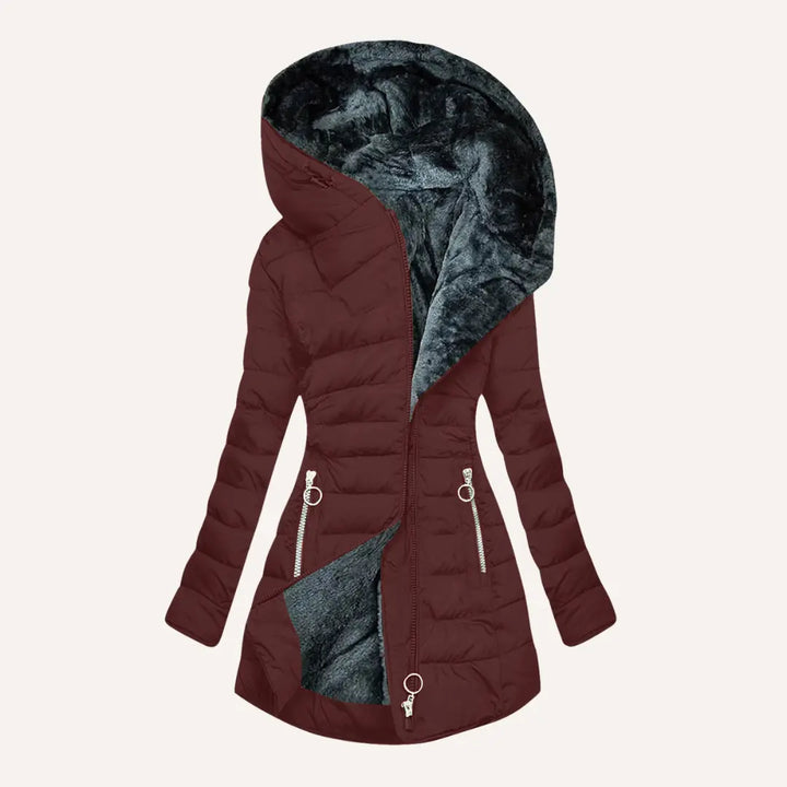 Fluffé - Women's Parka with Fluffy Fur Lining
