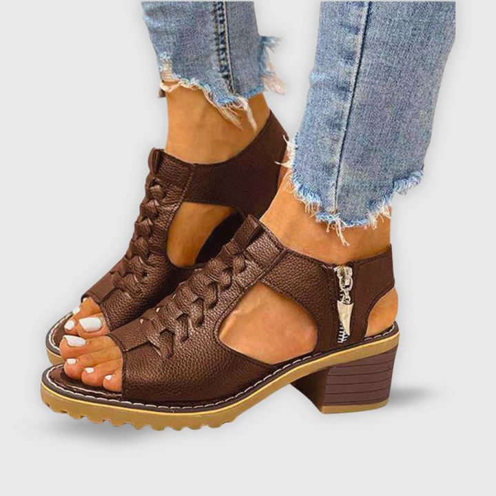 Natalie | Stylish Summer Chunky Heel Sandals