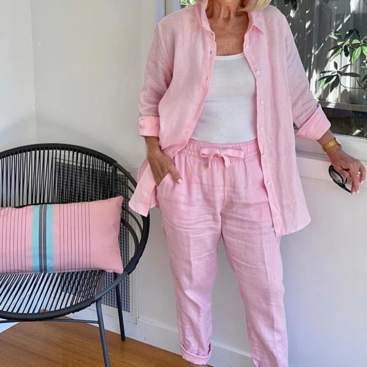 Lorie | Linen Blend Two-Piece Set