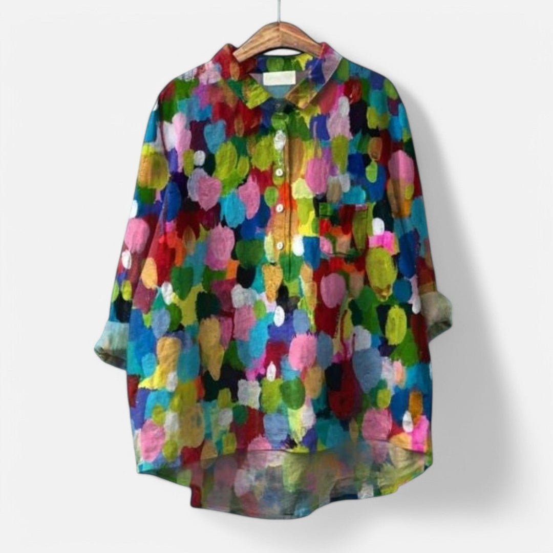 Kiara™ | Stylish Loose Fit Floral Blouse