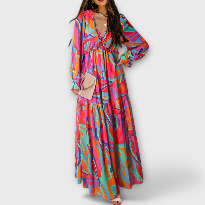 Helen | Boho-Chic Maxi Dress