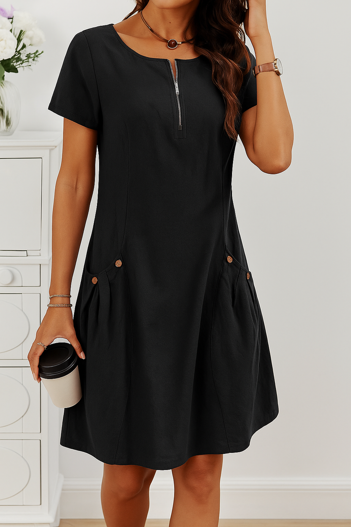 Rudina | Stylish Casual Zipper Dress