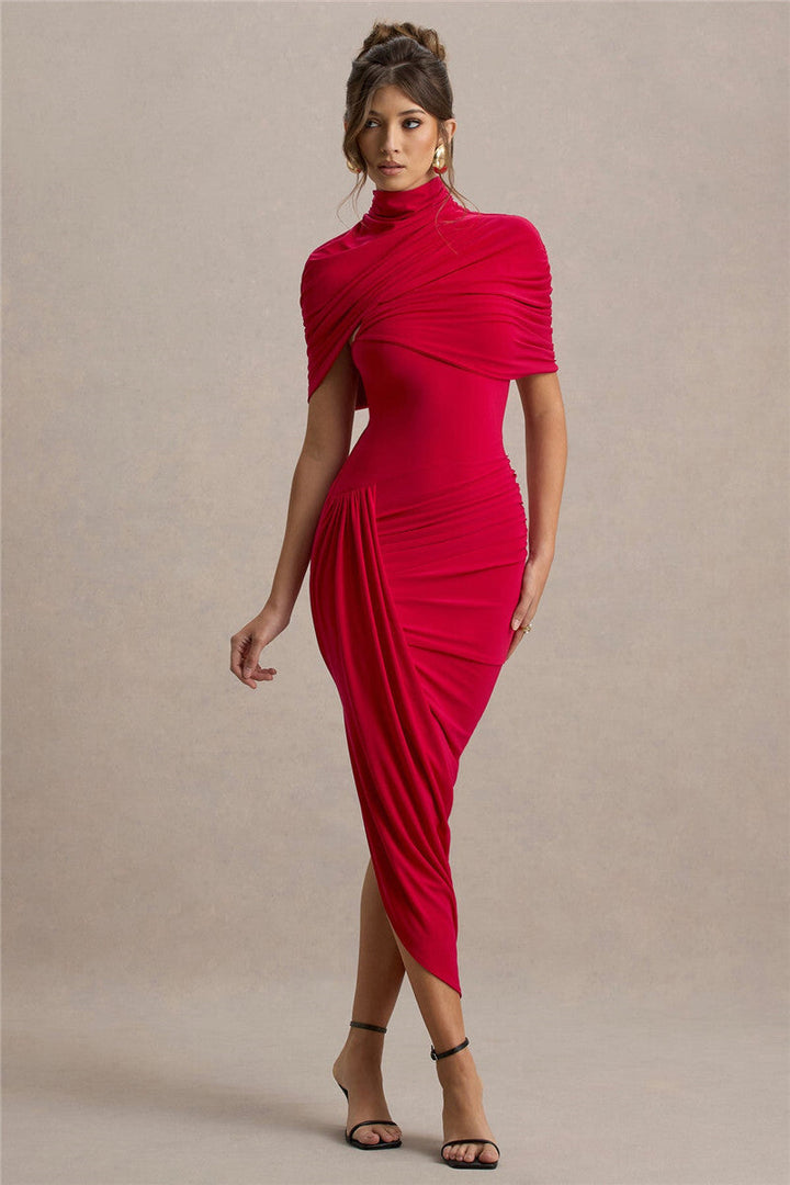 Lunaria | Stylish Elegant Draped Dress