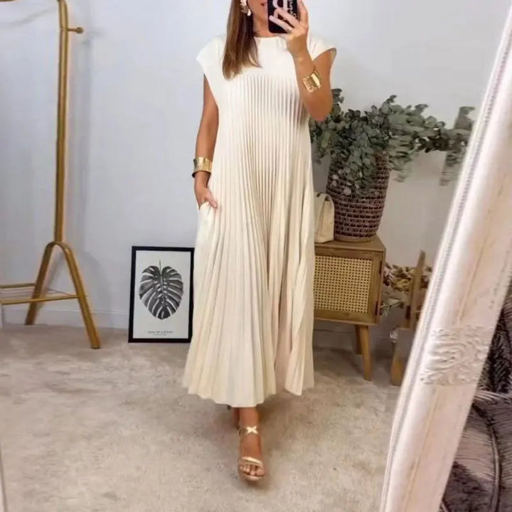 Tamara | Elegant Pleated Maxi Dress