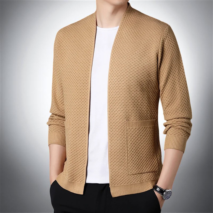 Manchester™ | Waffle-Knit Cardigan