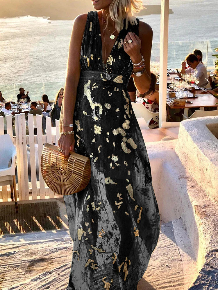 Amy | Elegant Floral Maxi Dress