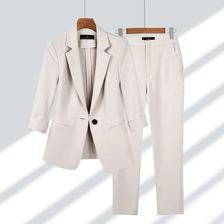 Cherry | Coordinated Blazer and Pants Set
