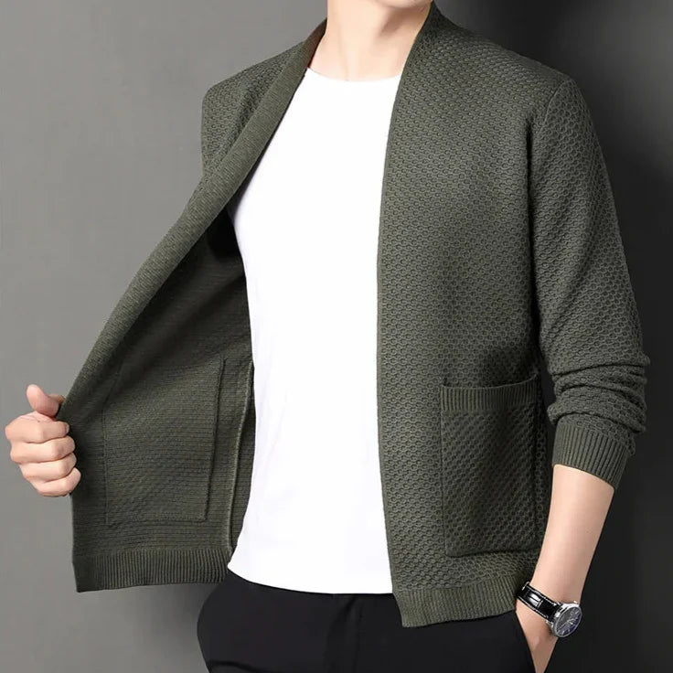 Manchester™ | Waffle-Knit Cardigan