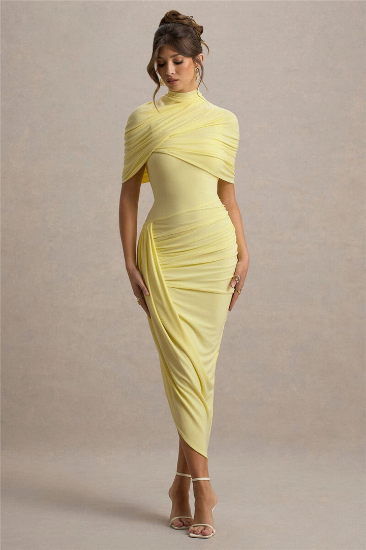 Lunaria | Stylish Elegant Draped Dress