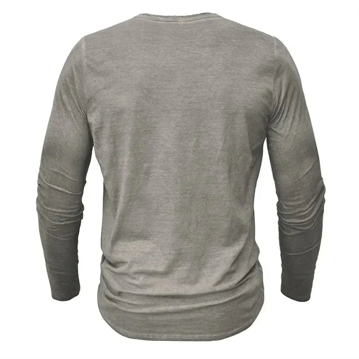 Cyril™ | Long Sleeve Henley Shirt