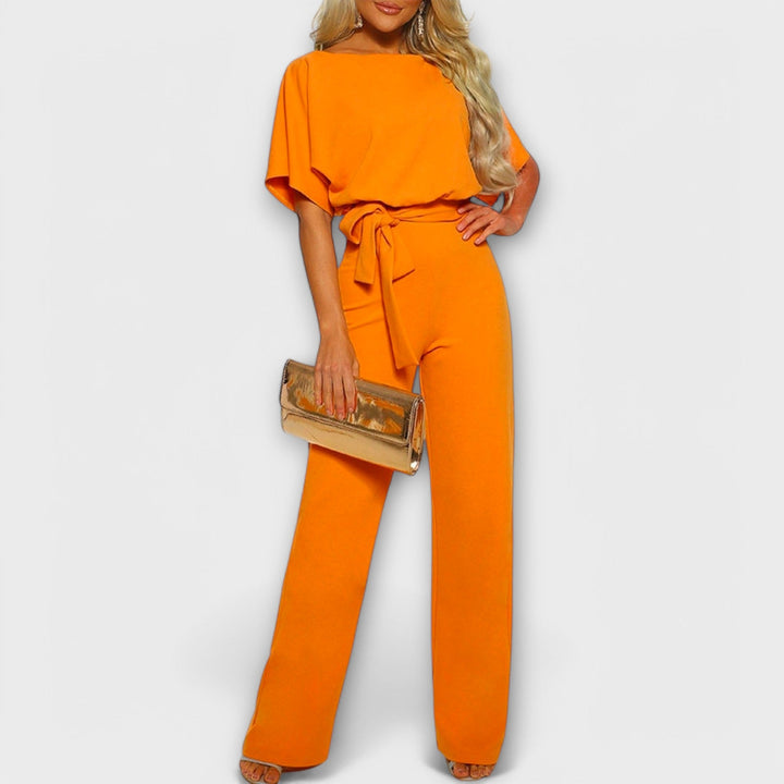 Jenny | Stylish Belted Wide-Leg Jumpsuit
