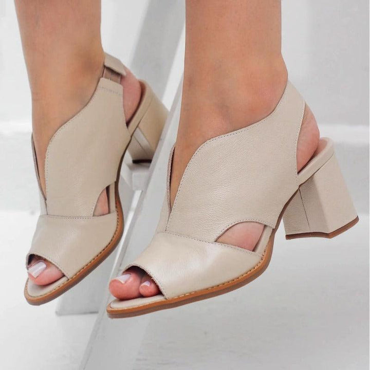 Nicole | Stylish Summer Mid-Heel Sandals