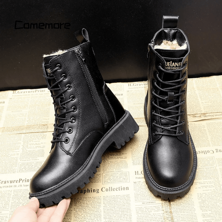 Helena™ - Lace-up boots with lined interior