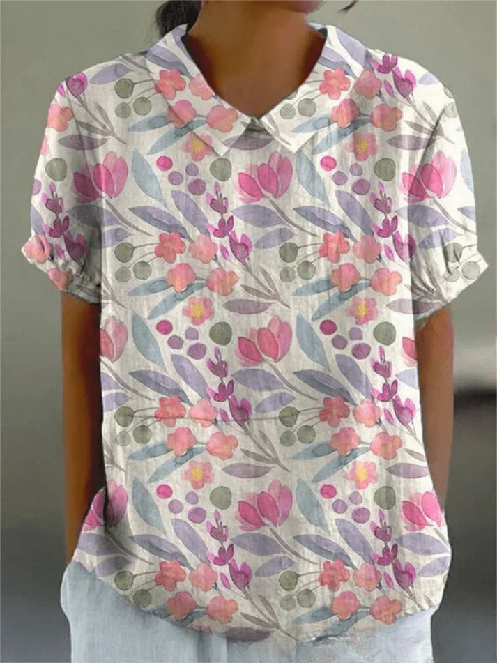 Inga | Stylish Casual Floral Blouse