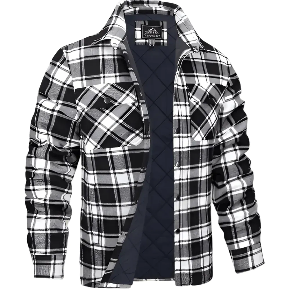 Braxton | Plaid Zip Jacket