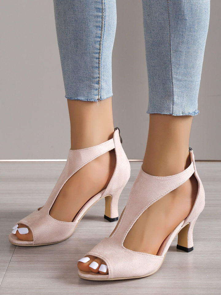 Laluna | Stylish High Heels with Open Toe