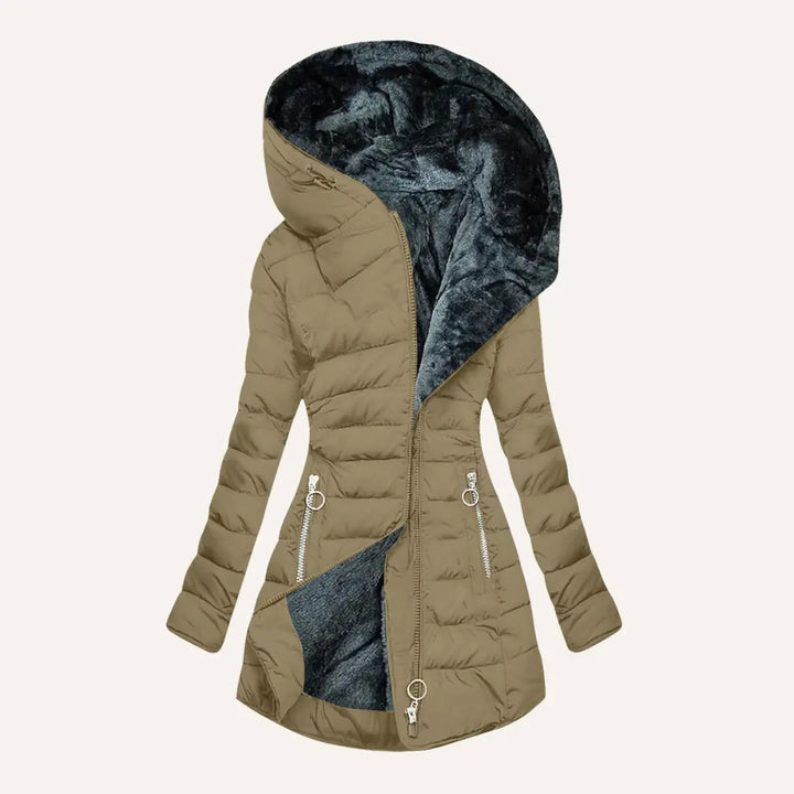 Fluffé - Women's Parka with Fluffy Fur Lining